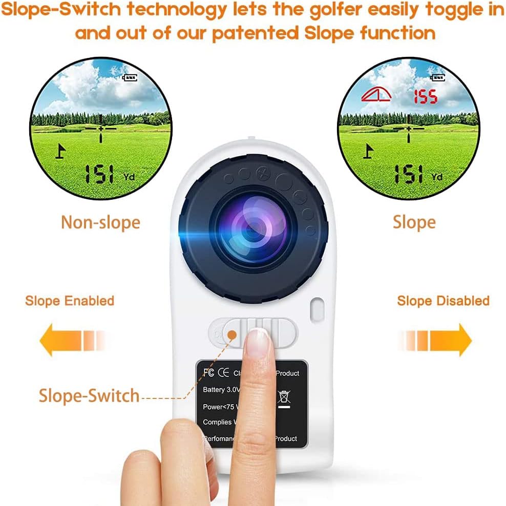 Rangefinder Golf 656 Yards Rangefinder with Flag-Lock, 6X Magnification,Vibration,Distance Measurement,The Most Suitable Gift for golfers - Image 5