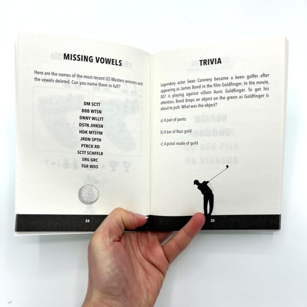 The Golf Puzzle Book: Brain-Teasing Puzzles, Games and Trivia for Golf Fans - Image 3