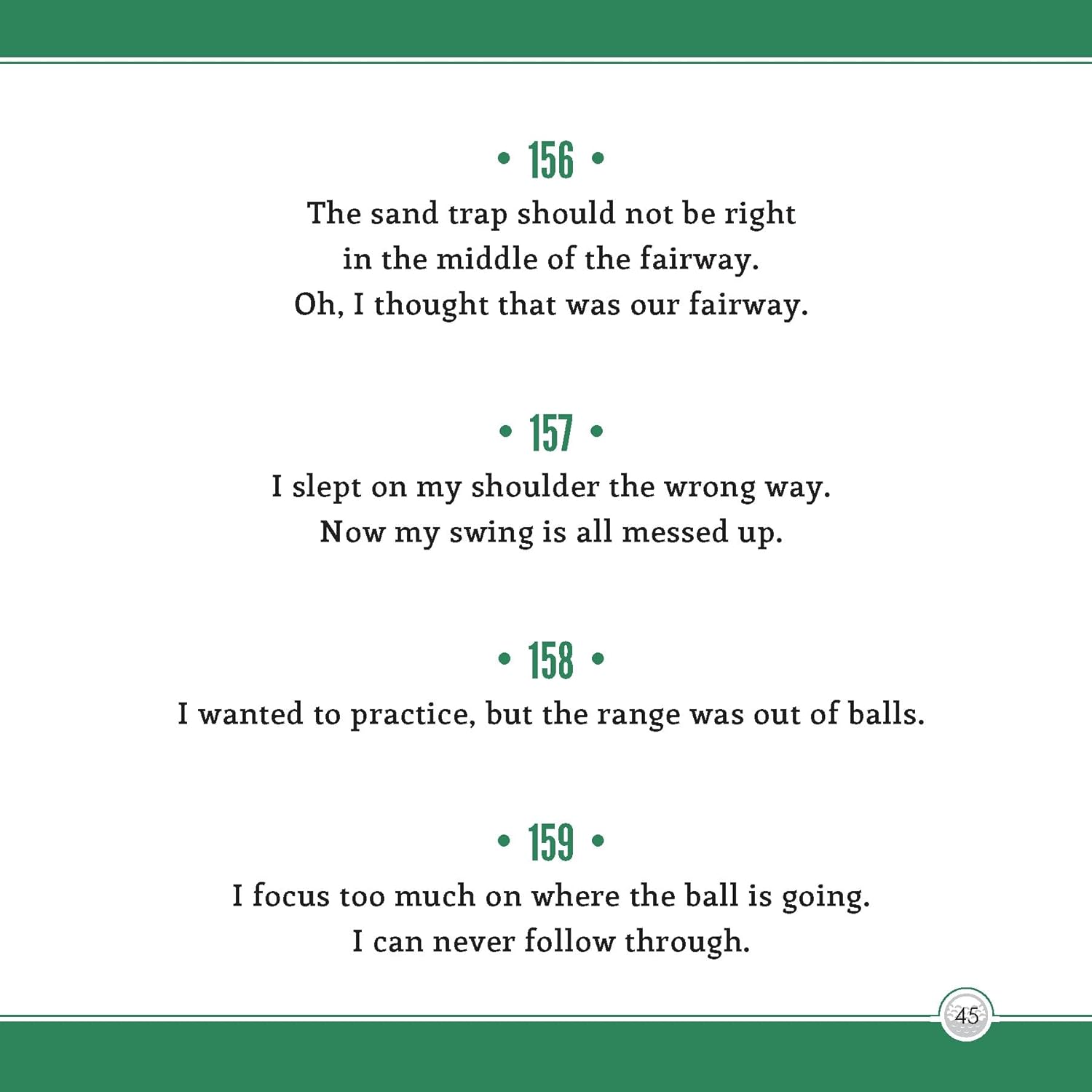 501 Excuses for a Bad Golf Shot - Image 2