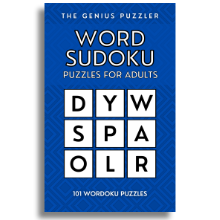 Image of the Word Sudoku Puzzles for Adults book