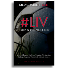 Image of the #Liv football quiz and puzzle book
