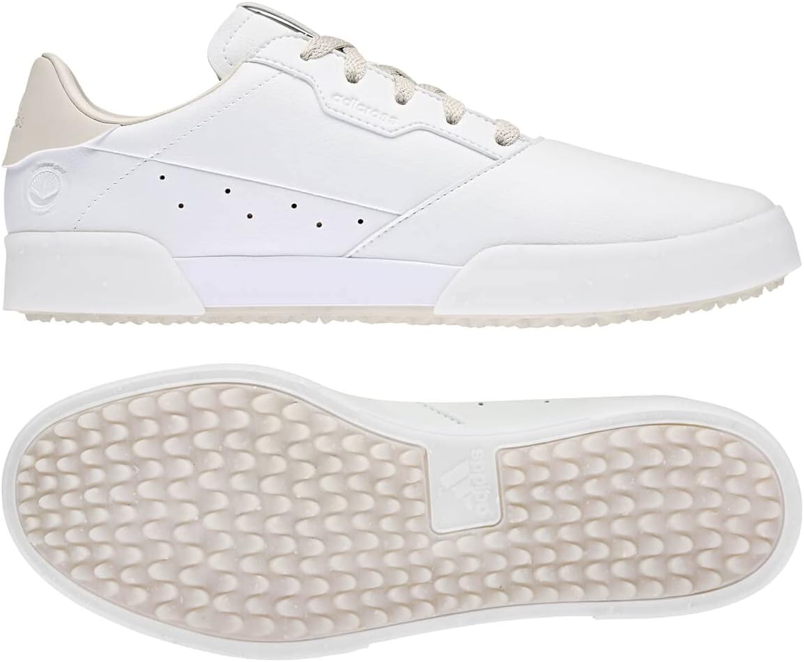 adidas Golf Mens Adicross Retro Spikeless Waterproof Leather Golf Shoes - Image 5