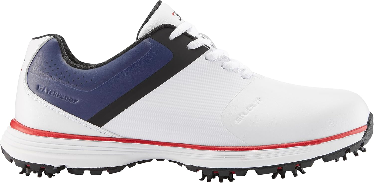 Stuburt Mens PCT II Spiked Synthetic Microfibre Waterproof Golf Shoes - Image 2