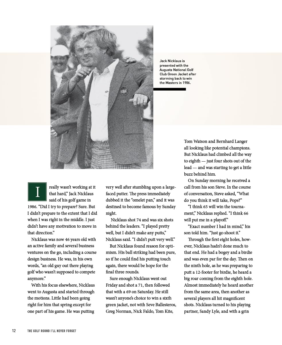 Golf Round I'll Never Forget: Golf's Biggest Stars Recall Their Finest Moments - Image 5
