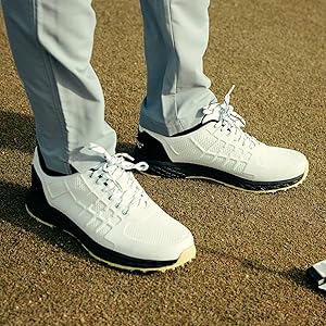 Stromberg Razor White Spikeless Golf Shoes