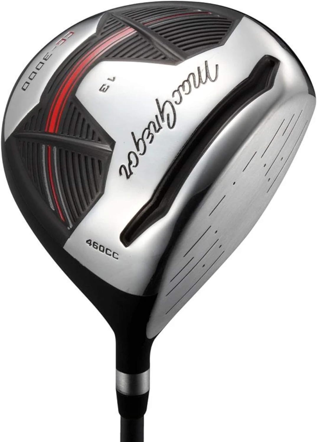 MacGregor Golf CG3000 Stainless Steel Irons Golf Club & Stand Bag Half Package Set, Mens Right Hand, Black/Red - Image 2