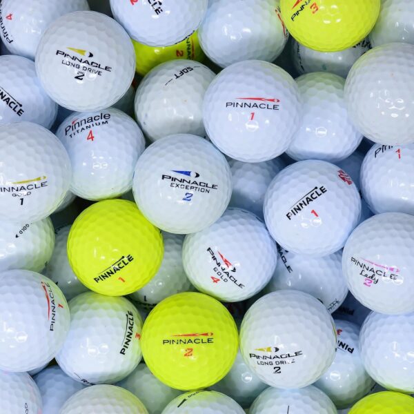 Pinnacle Grade A Used Golf Balls - 12 Pack | Recycled Pinnacle Lake Golf Balls Lake Balls | Mixed Pinnacle Golf Balls for Exceptional Performance - Image 2