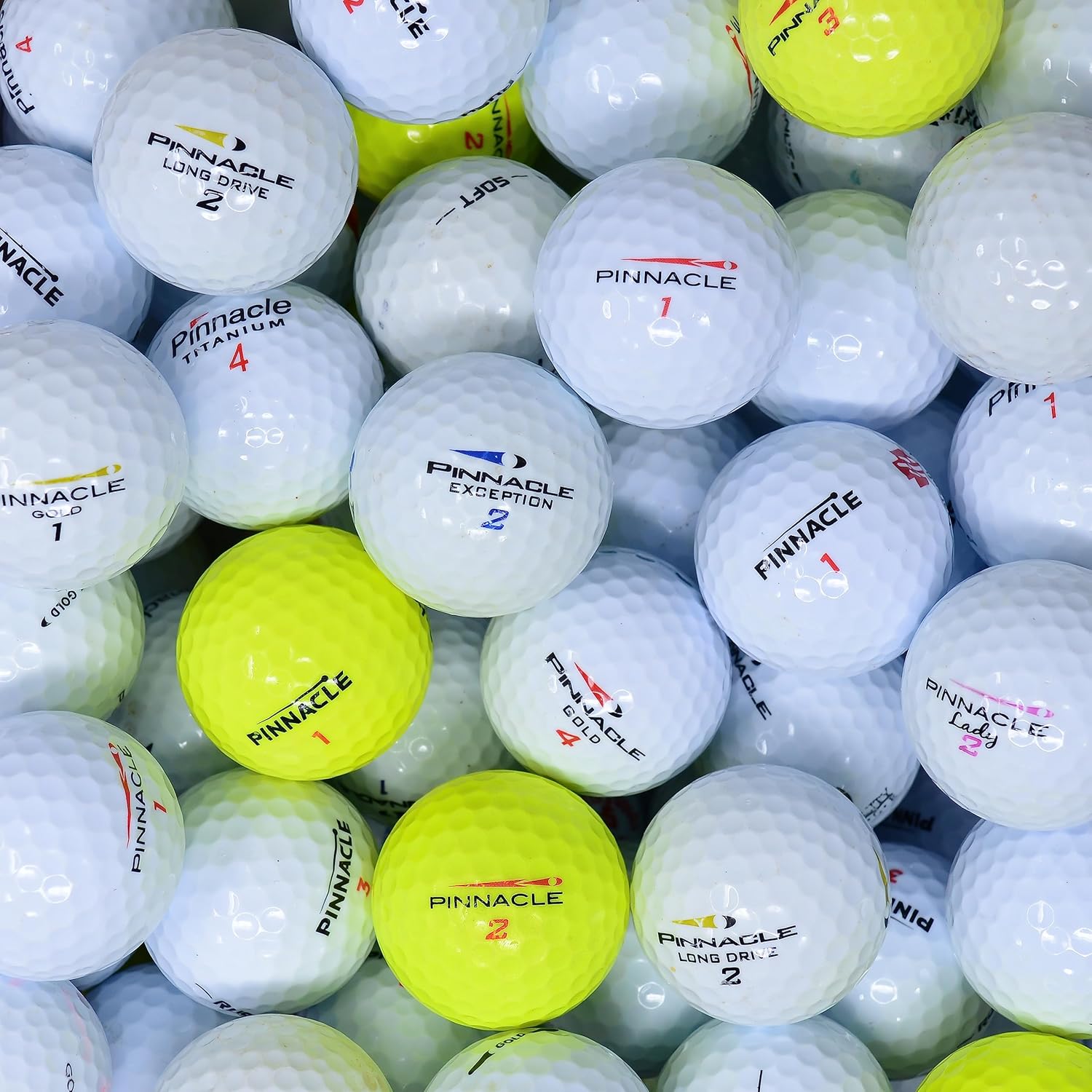 Pinnacle Grade A Used Golf Balls - 12 Pack | Recycled Pinnacle Lake Golf Balls Lake Balls | Mixed Pinnacle Golf Balls for Exceptional Performance - Image 2